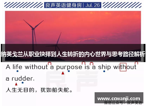 纳英戈兰从职业抉择到人生转折的内心世界与思考路径解析